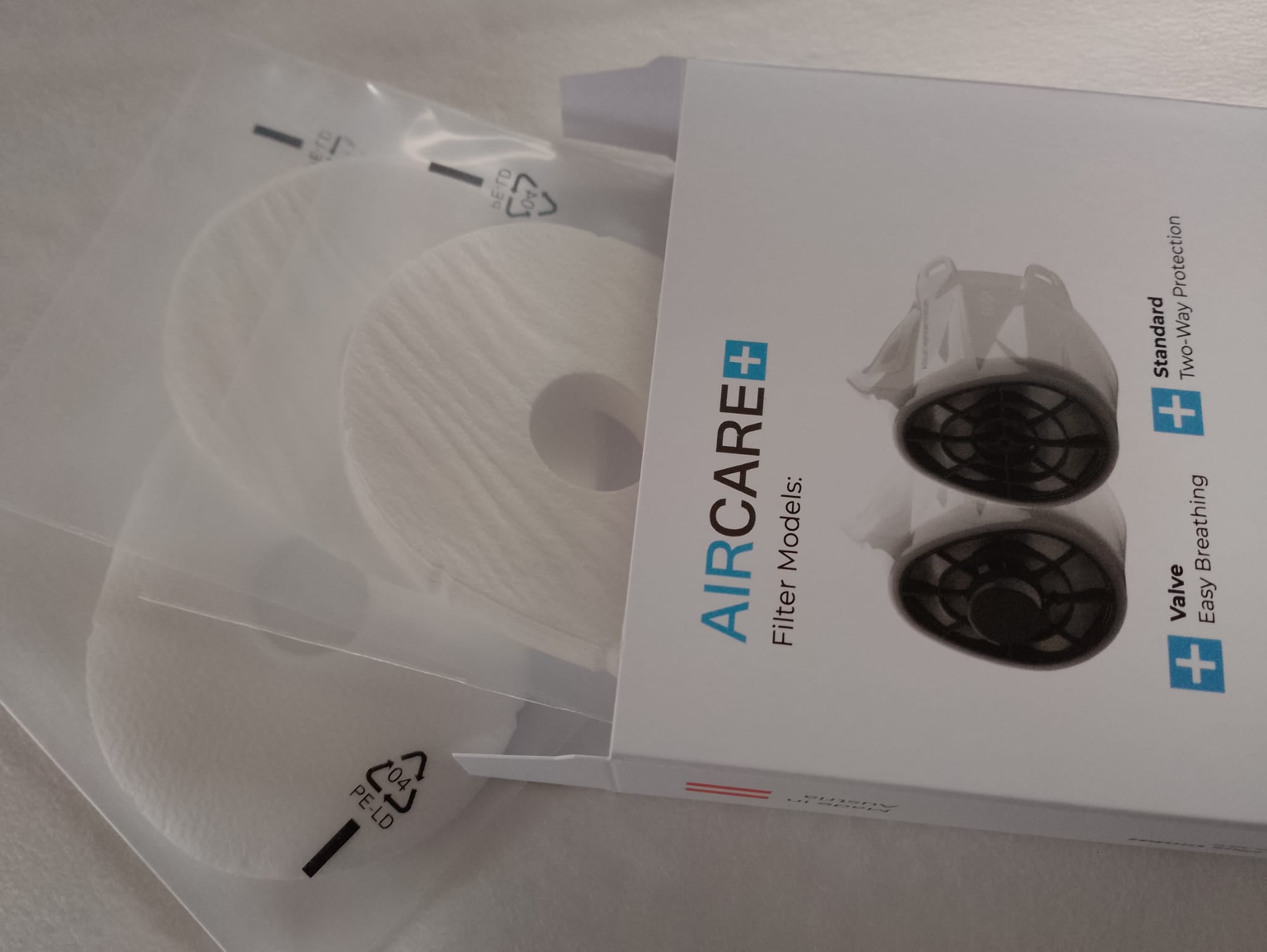 Kit de filtres de rechange AirCare+ FFP3 / N99 pour « Valve »
